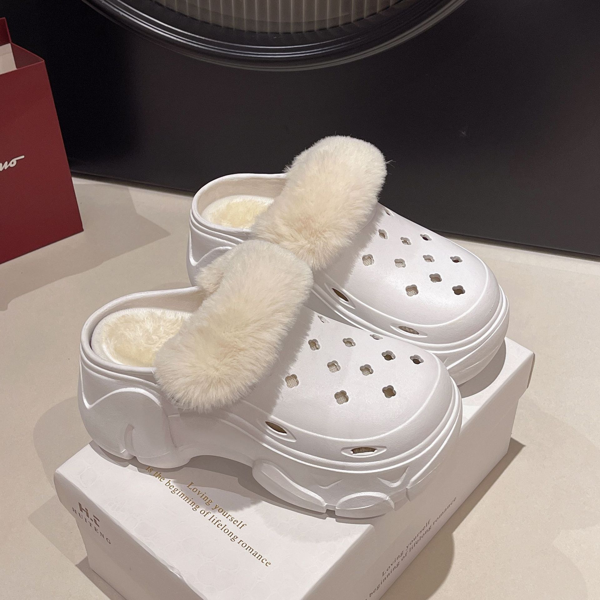 Women's High Heel Fleece Lined - Women'S Shoes Clogs recension och pris