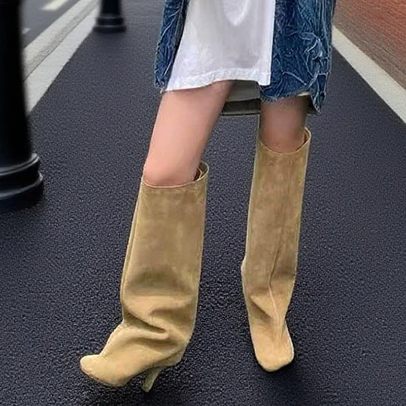 Winter Street Punk Round Toe W - Knee High Boots Women recension och pris