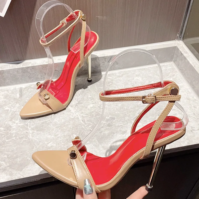 2026 New Summer Sexy Rivet Thi - Women'S Shoes Quality recension och pris