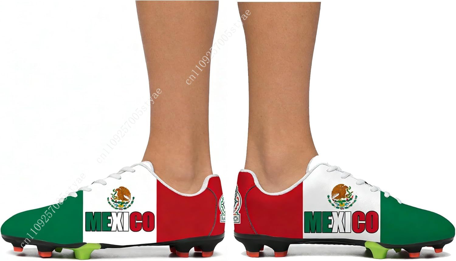 Mexico Flag Mexican Soccer Sho - Oxford Lace Up Women recension och pris