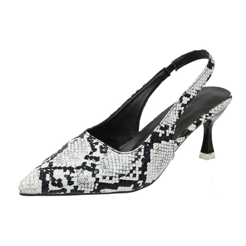 Slingback Snake Skin Pumps Sti - Women'S Shoes Quality recension och pris