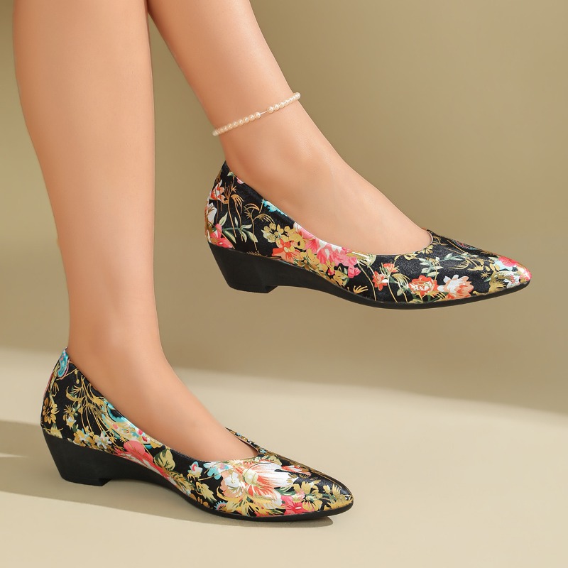 Women Pointed‑Toe Floral Print - Women Shoes Xxl recension och pris
