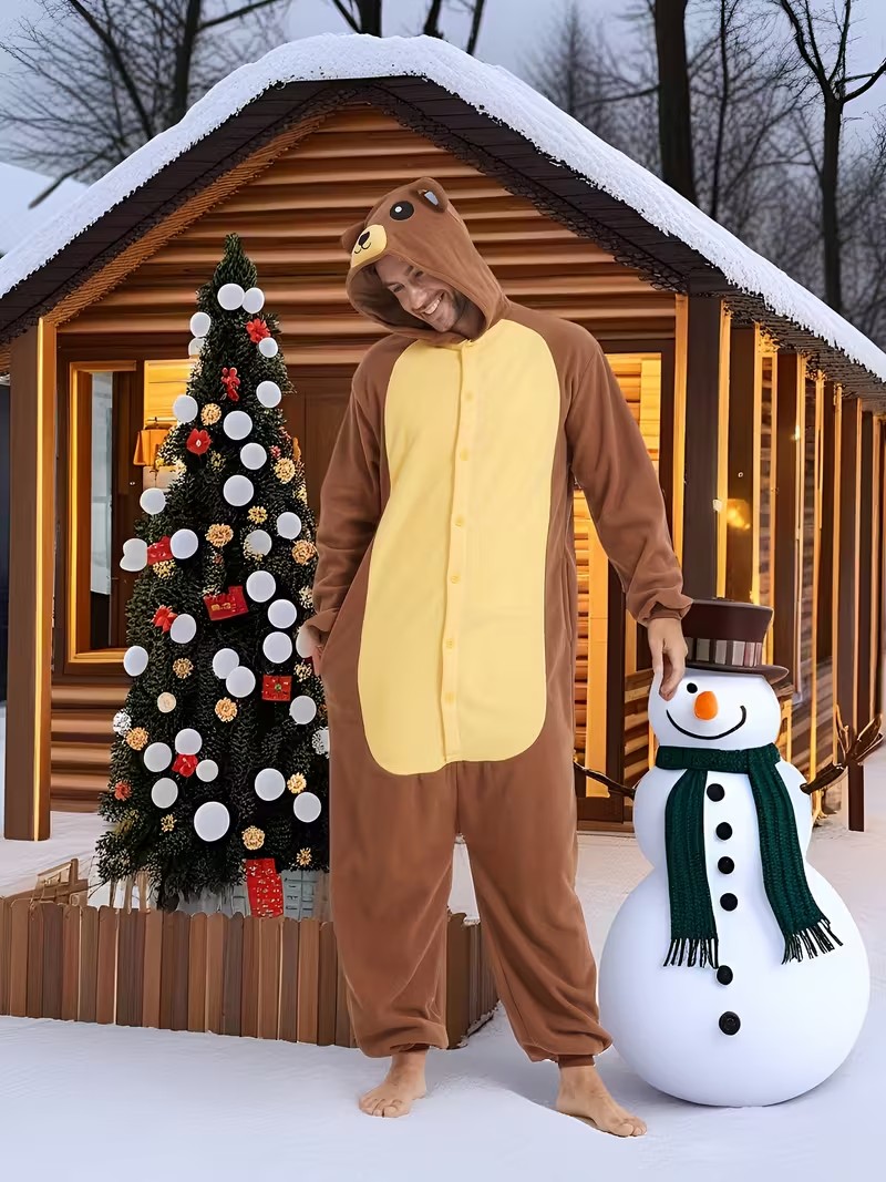 Adult Brown Bear Kigurumi Unic - Women Shoes Xxl recension och pris