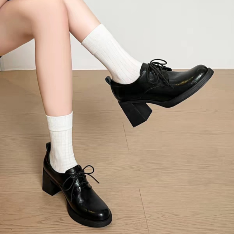 Women Square Toe Lace Up Oxfor - Oxford Lace Up Women recension och pris