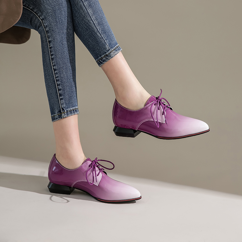 British Women Oxfords Gradient - Oxford Lace Up Women recension och pris