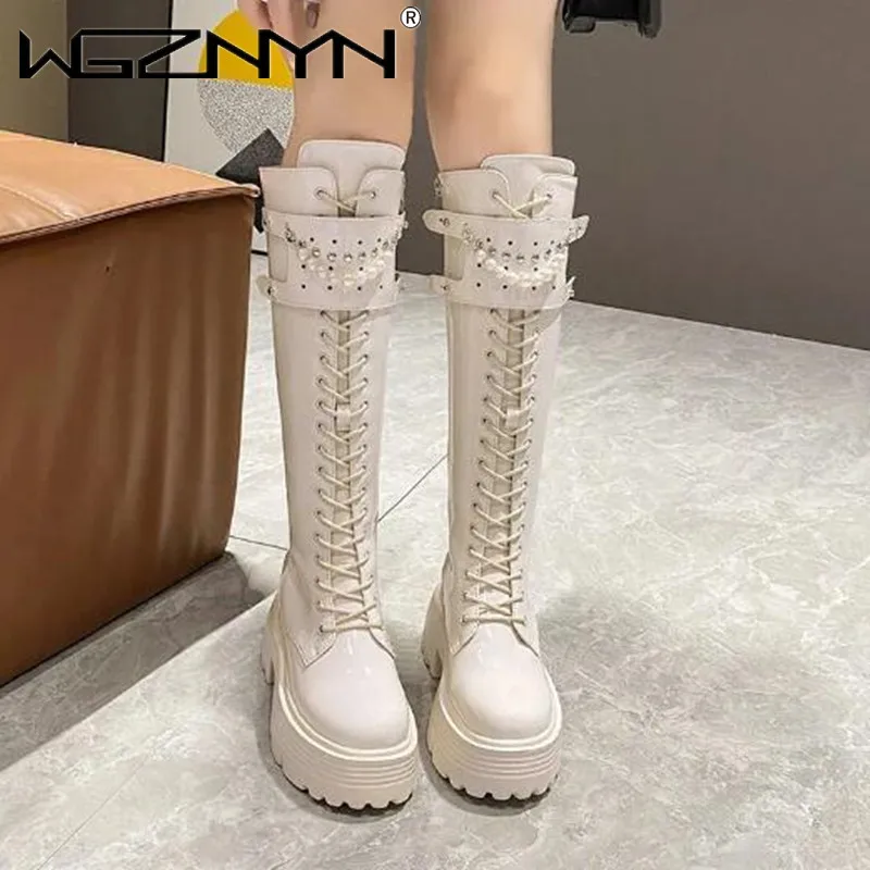 Winter Leather Warm Plush Boot - Knee High Boots Women recension och pris