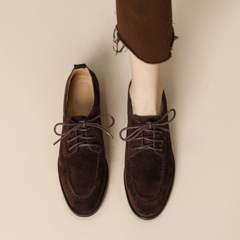 2025 Spring and Autumn New Wom - Oxford Lace Up Women recension och pris