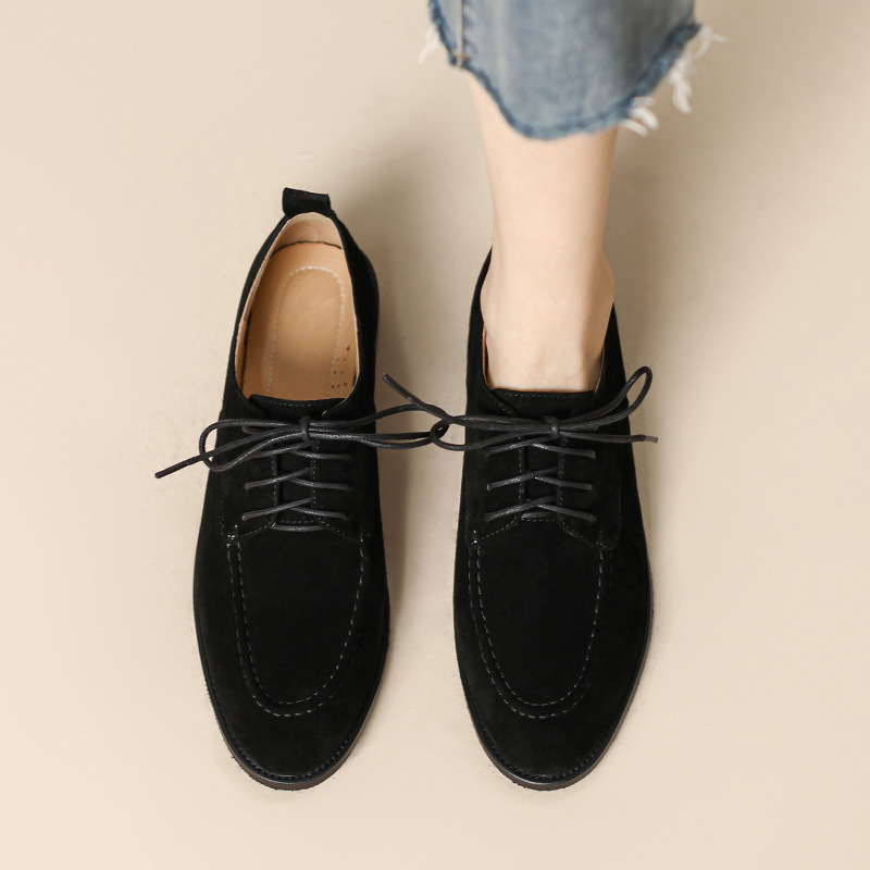 2025 Spring and Autumn New Wom - Oxford Lace Up Women recension och pris