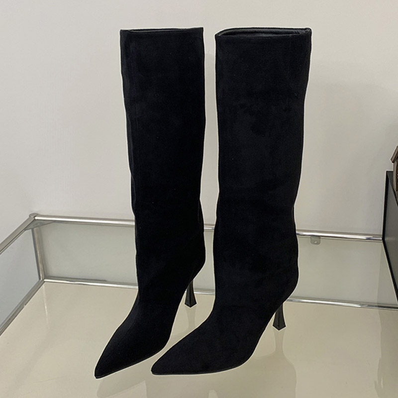 Eilyken Winter Retro Design Po - Knee High Boots Women recension och pris