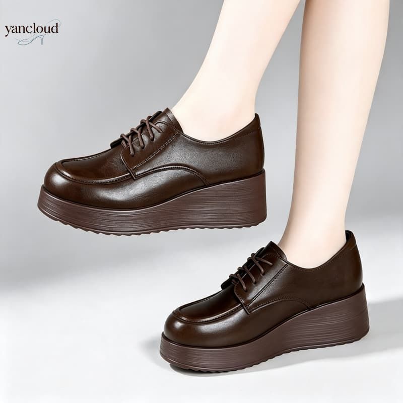 6cm Comfortable Deep Mouth Sof - Oxford Lace Up Women recension och pris