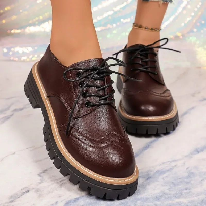Women Classic Platform Oxford  - Oxford Lace Up Women recension och pris