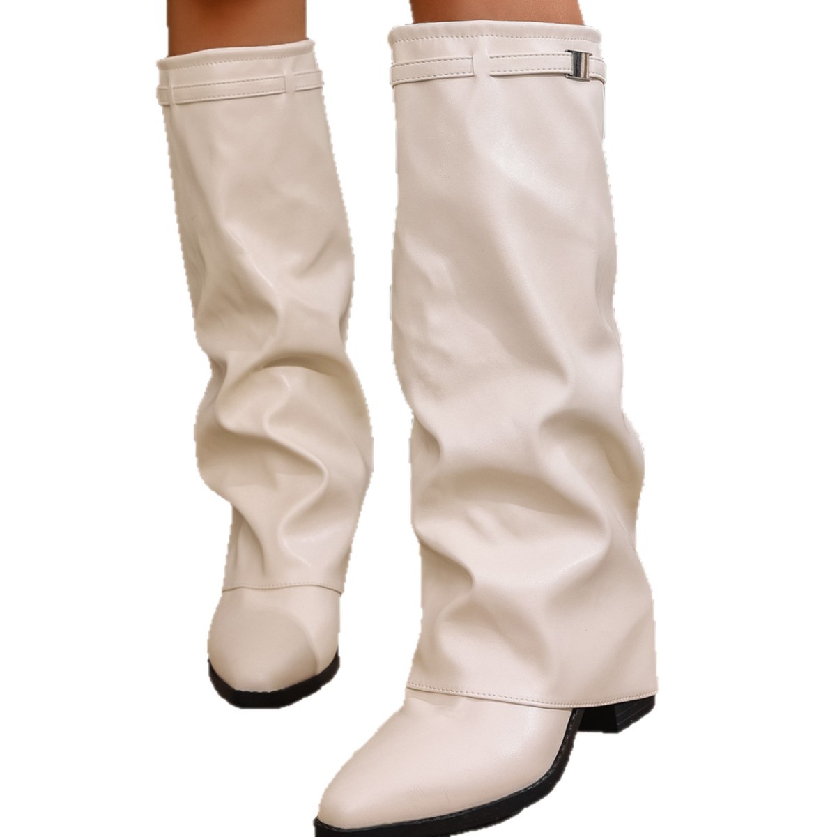 Sharp pointed European and Ame - Sock Boot Women recension och pris